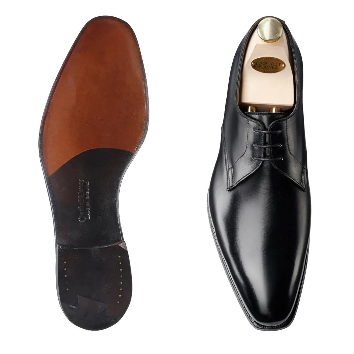 Aintree 3 Black Calf,Men Derbys