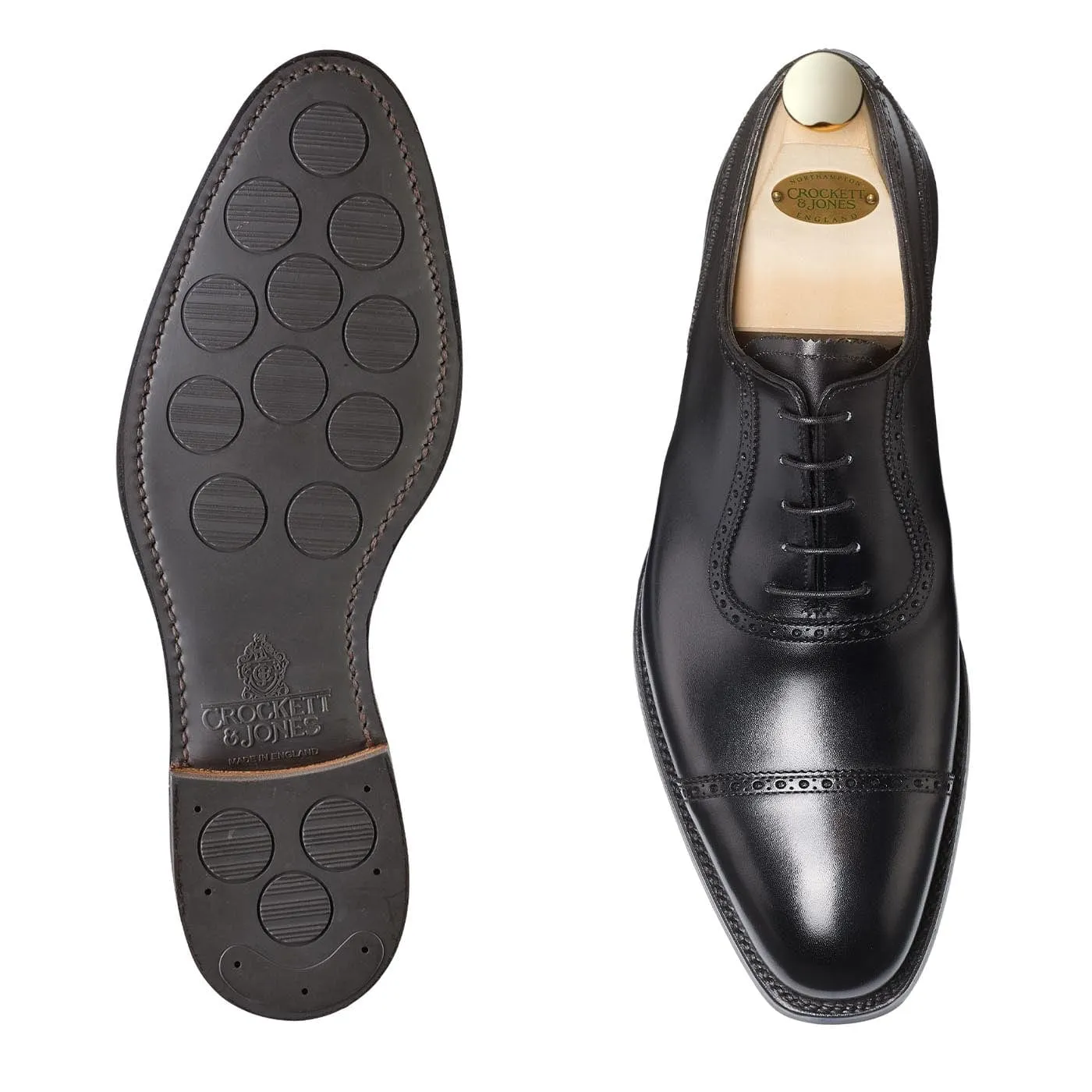 Albany 4 Black Calf,Men Oxfords