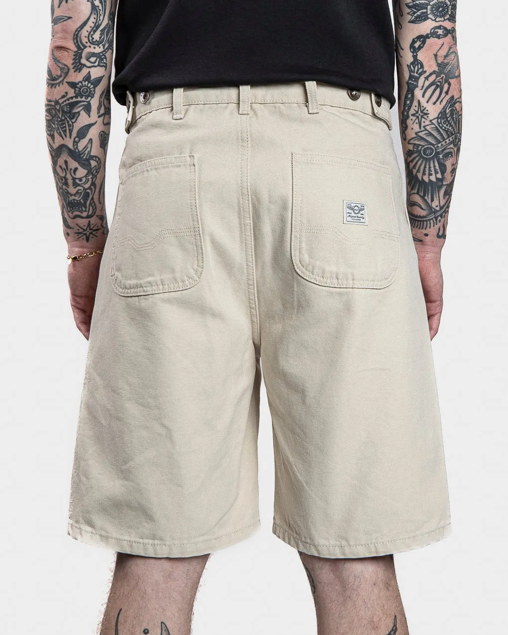 Albion Carpenter Shorts - Bone,Men Shorts