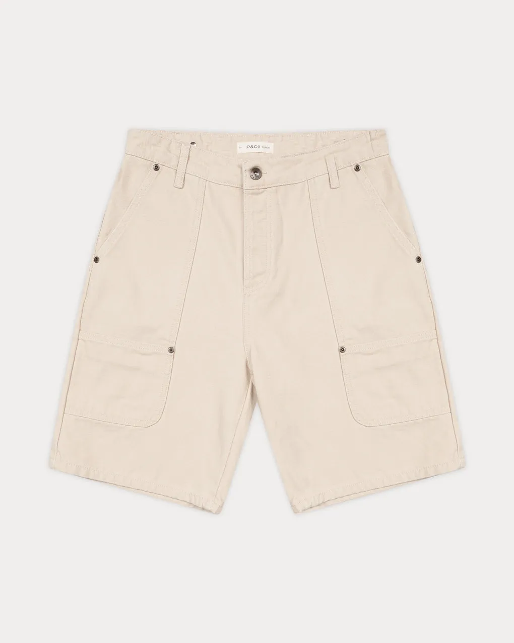 Albion Carpenter Shorts - Bone,Men Shorts
