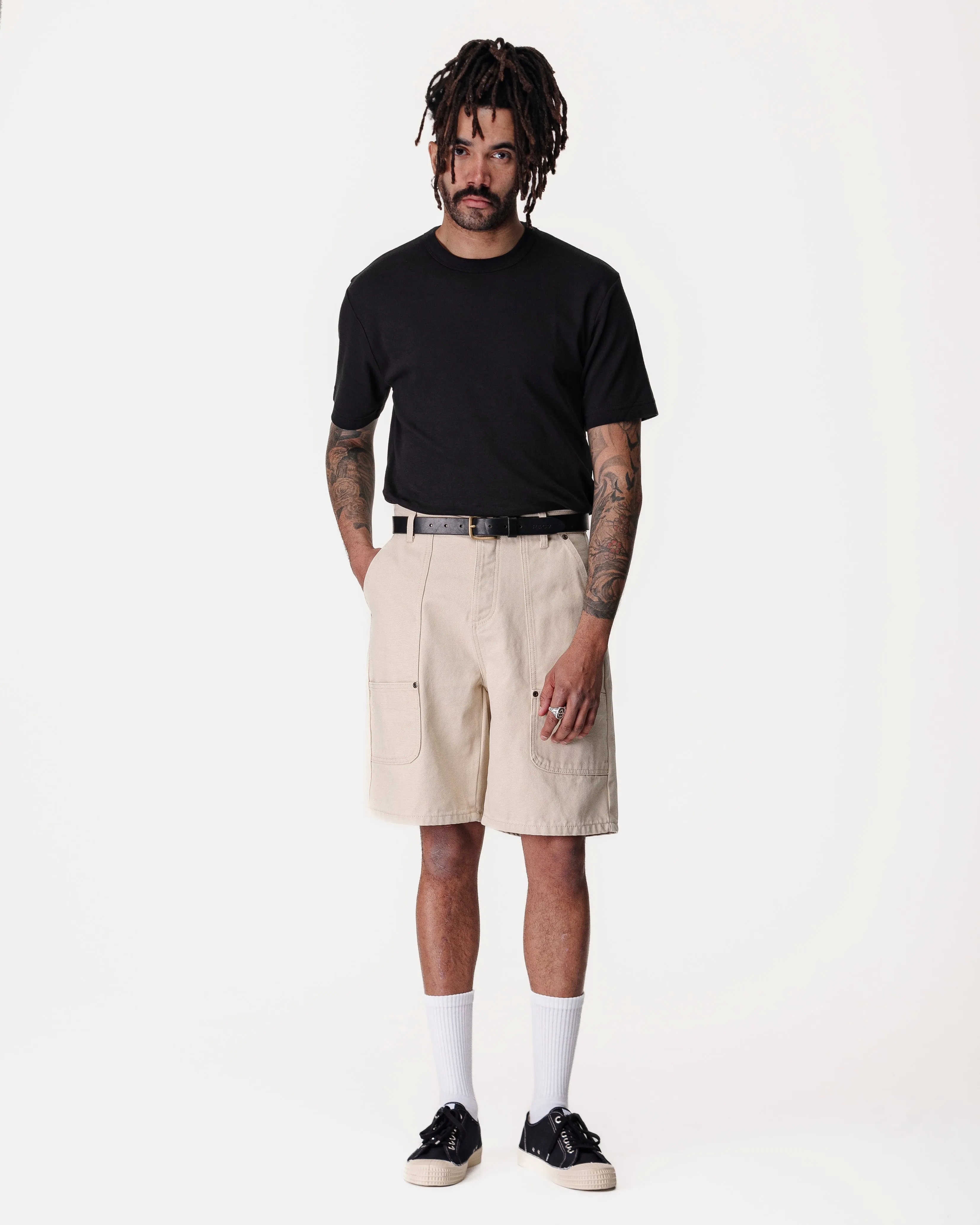 Albion Carpenter Shorts - Bone,Men Shorts