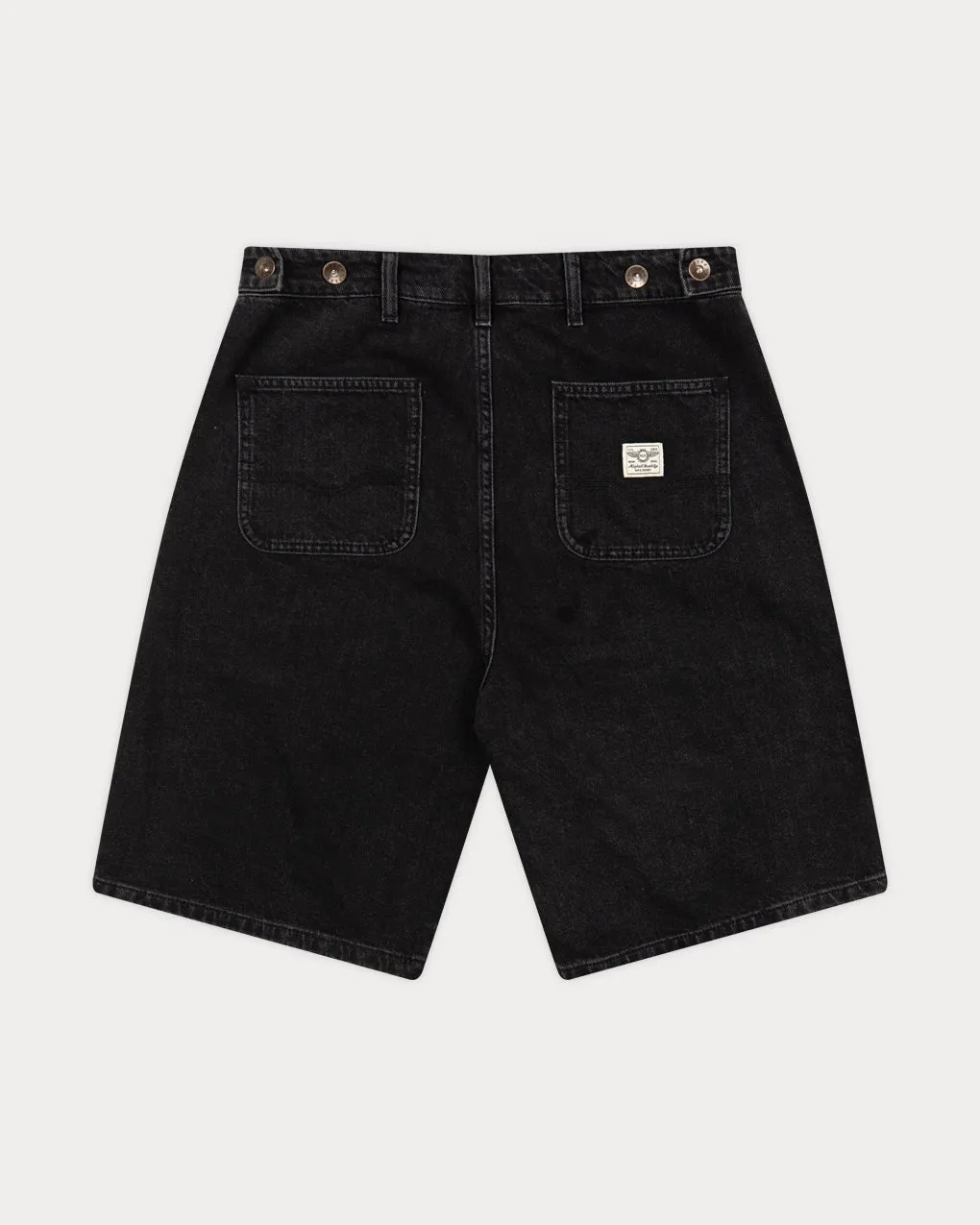 Albion Carpenter Shorts - Washed Black,Men Shorts