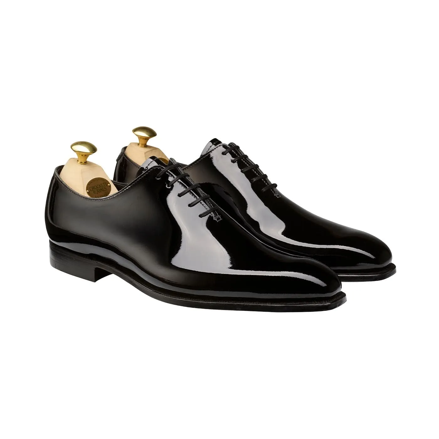 Alex Black Patent,Men Oxfords