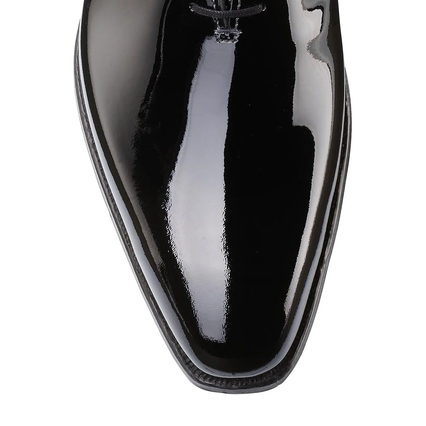 Alex Black Patent,Men Oxfords