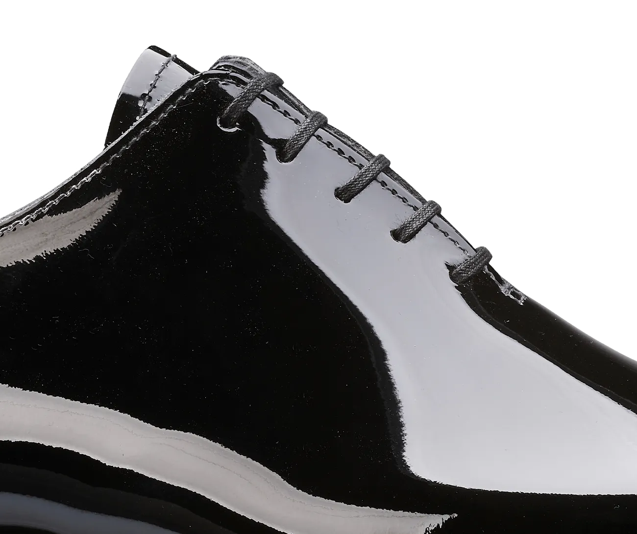 Alex Black Patent,Men Oxfords
