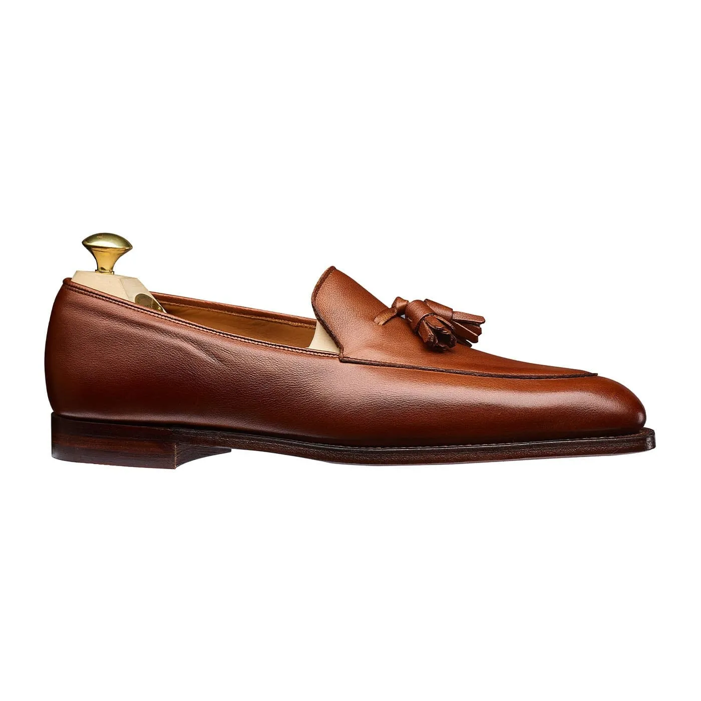 Antibes Chestnut Milled Calf,Men Loafers