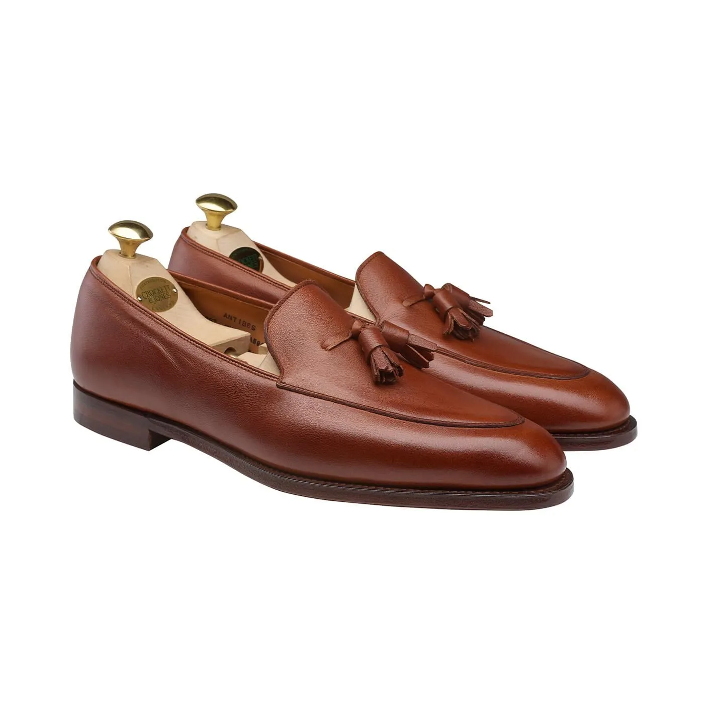 Antibes Chestnut Milled Calf,Men Loafers
