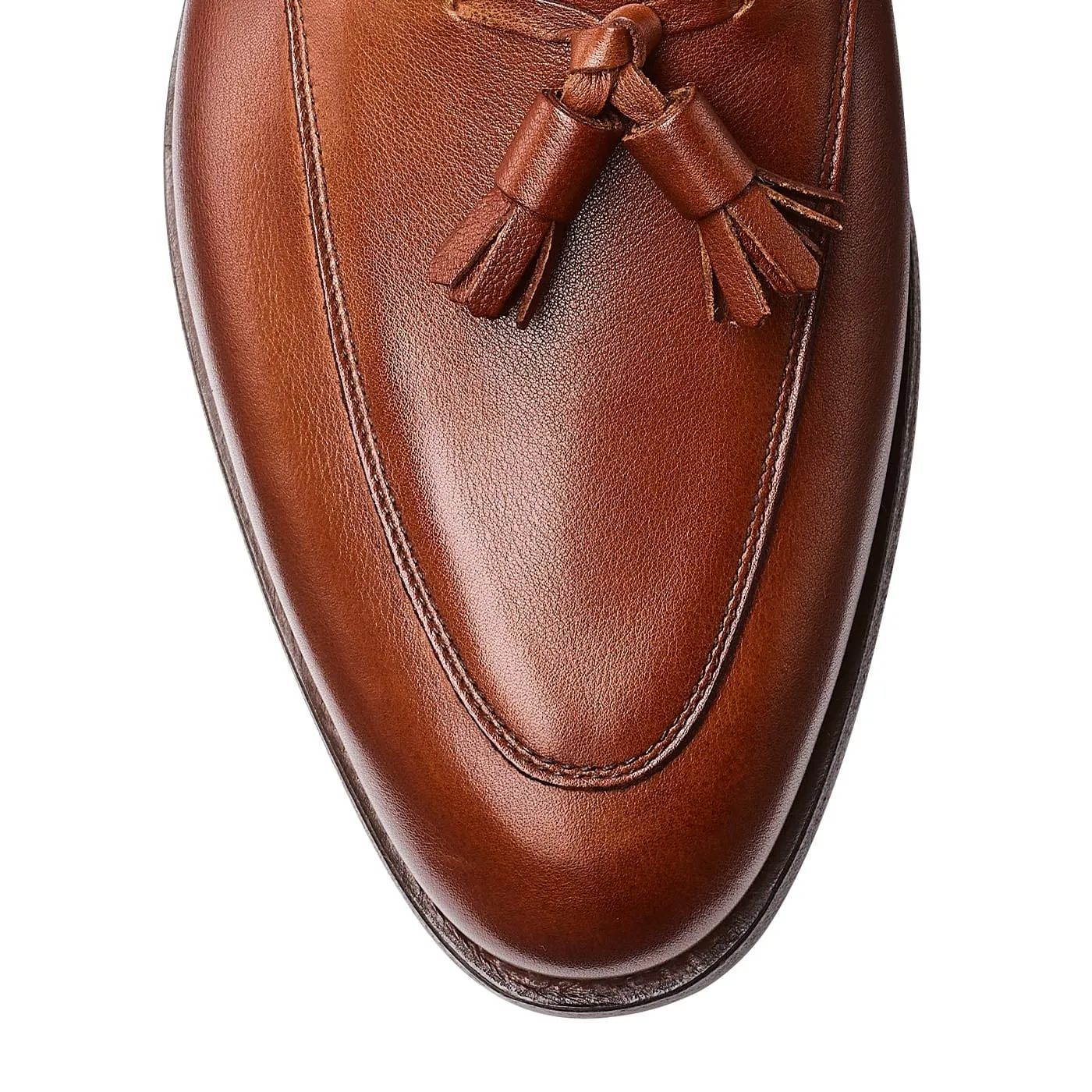 Antibes Chestnut Milled Calf,Men Loafers