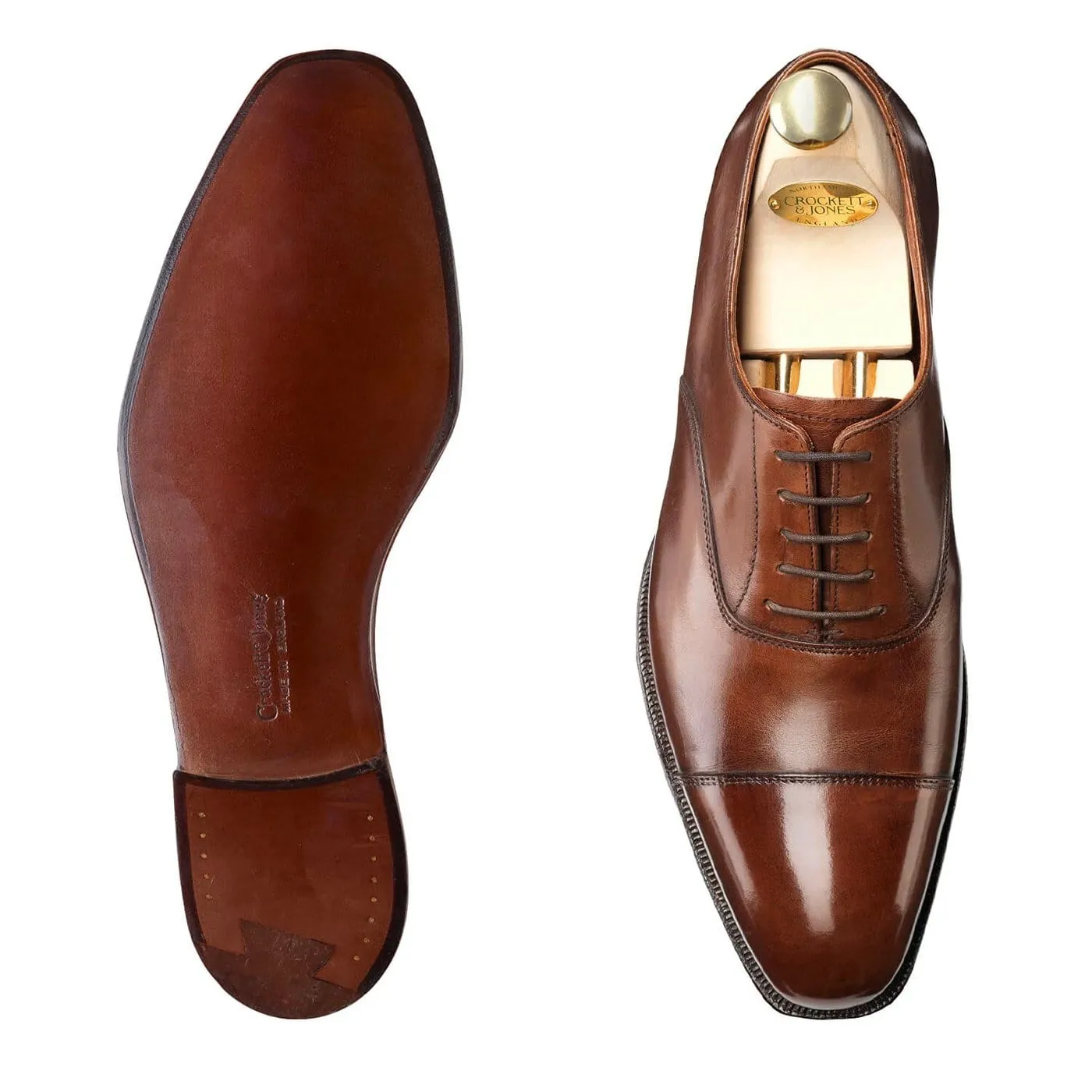 Audley Dark Brown Antique Calf,Men Oxfords