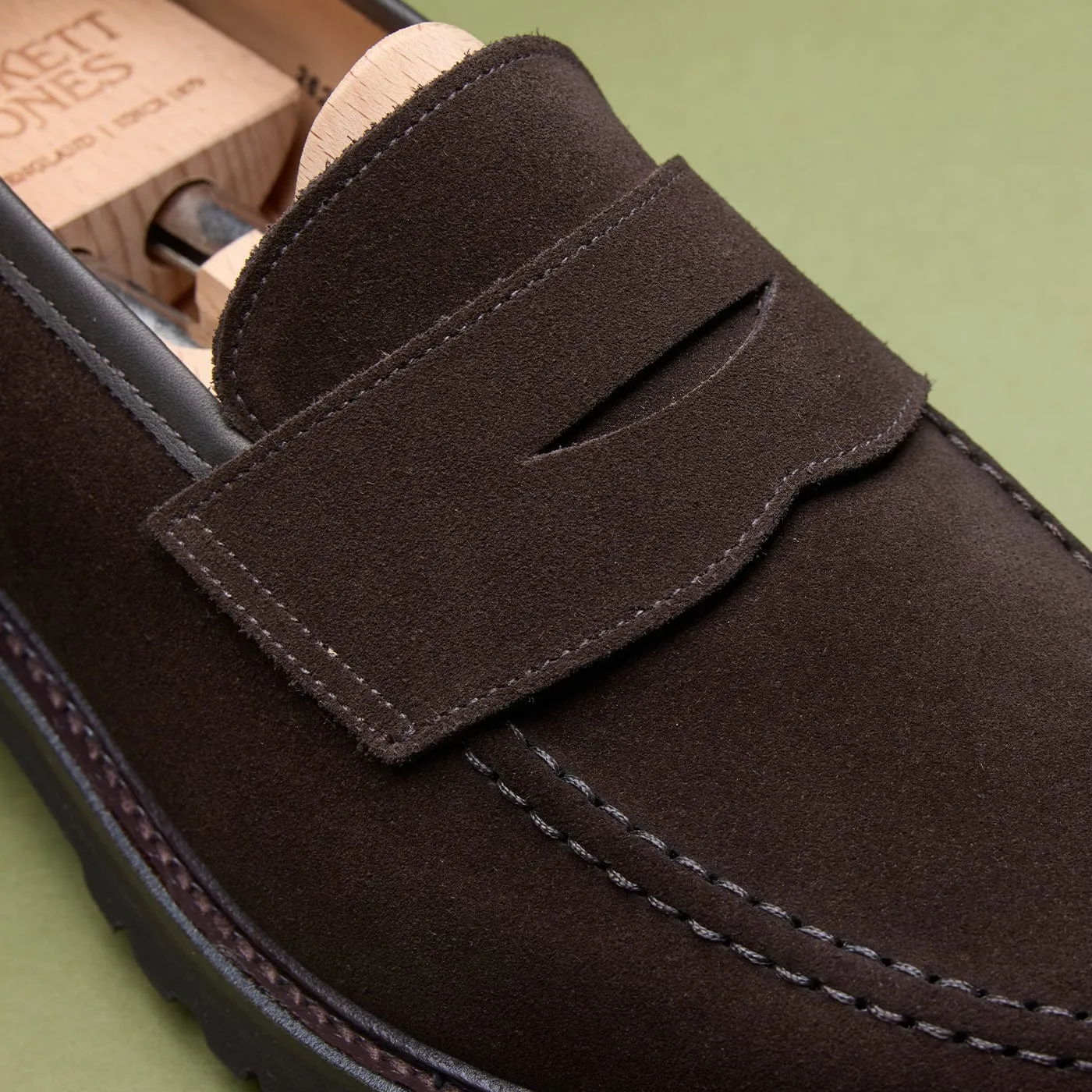 Boston 2 Dark Oak Suede,Men Loafers