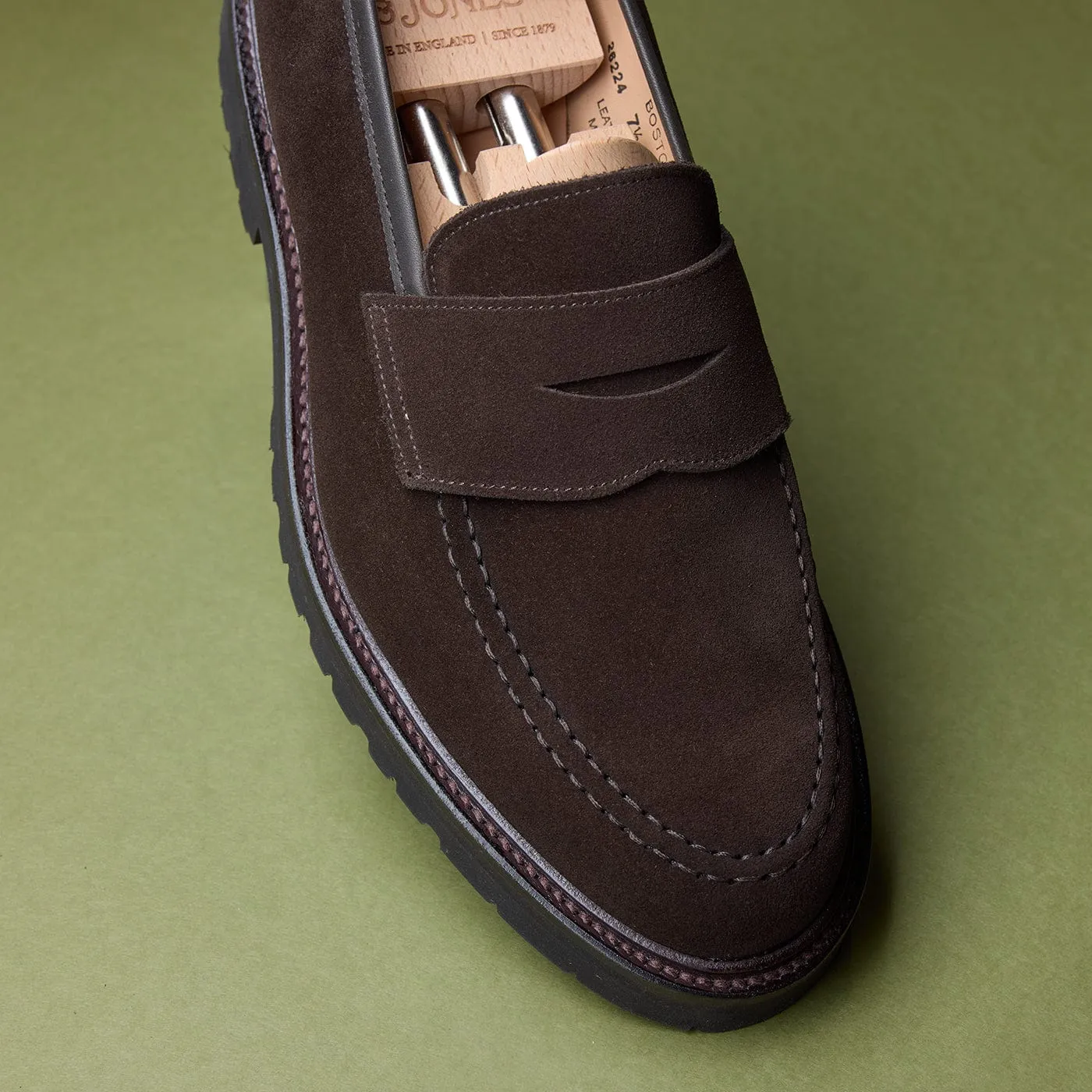Boston 2 Dark Oak Suede,Men Loafers