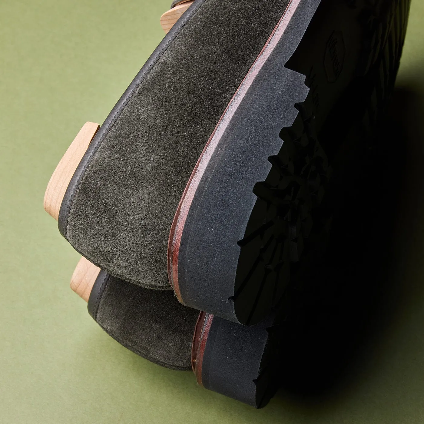 Boston 2 Earth Green Suede,Men Loafers