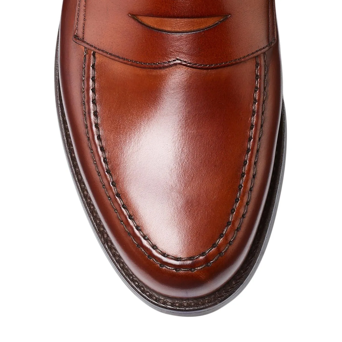 Boston Chestnut Burnished Calf,Men Loafers
