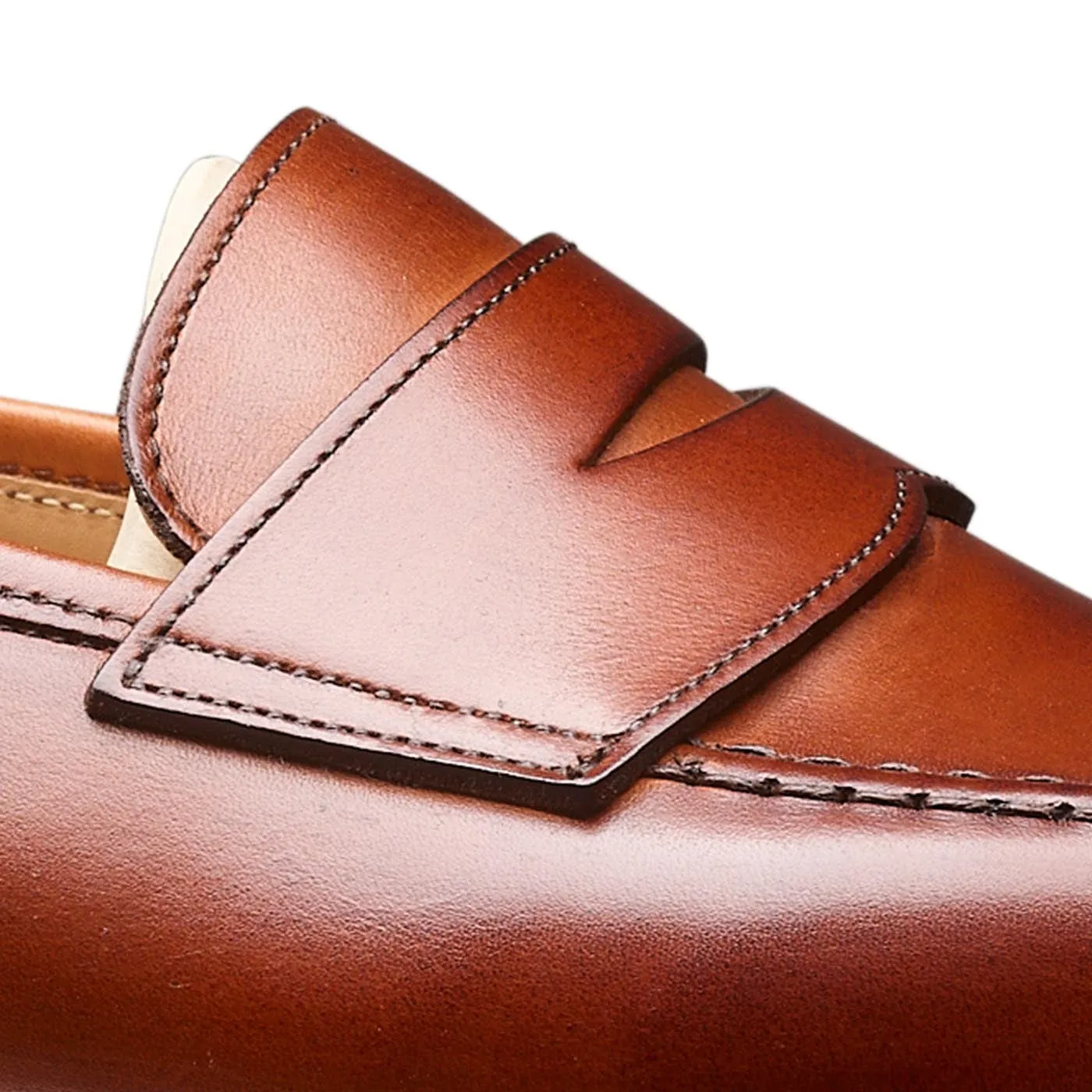Boston Chestnut Burnished Calf,Men Loafers