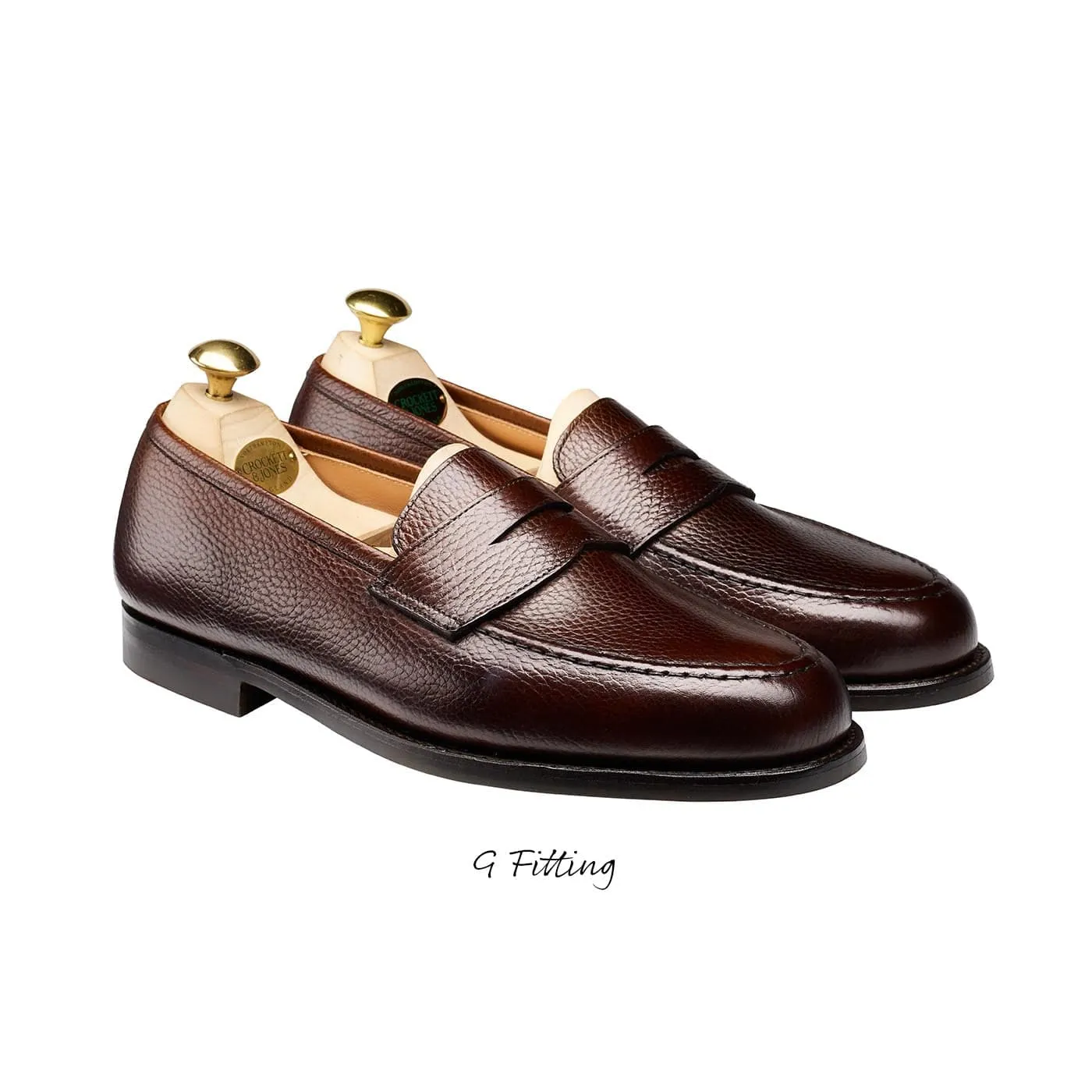 Boston Dark Brown Country Calf Grain (G Fitting),Men Loafers