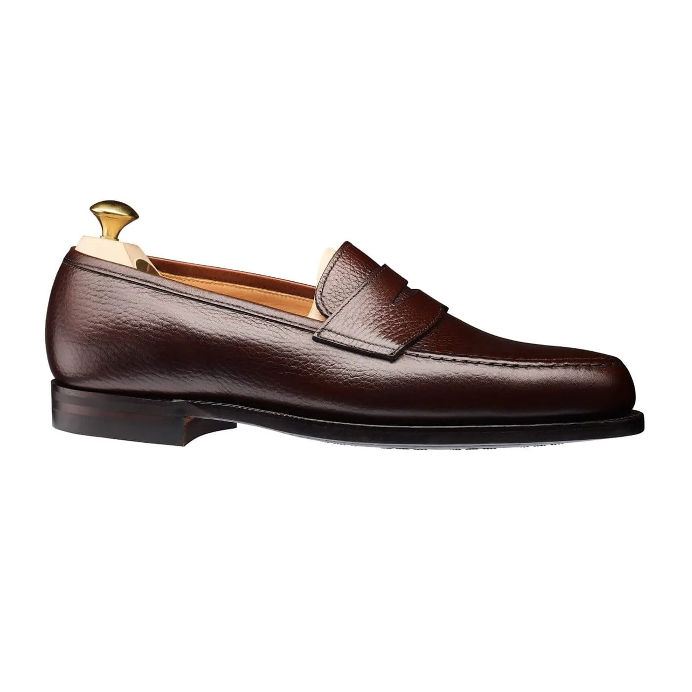 Boston Dark Brown Country Calf Grain,Men Loafers