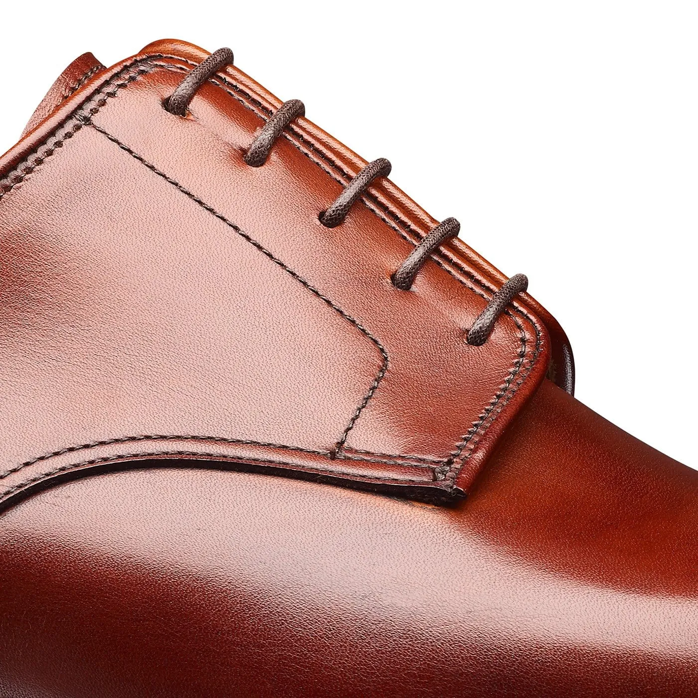 Bradford Chestnut Burnished Calf,Men Derbys