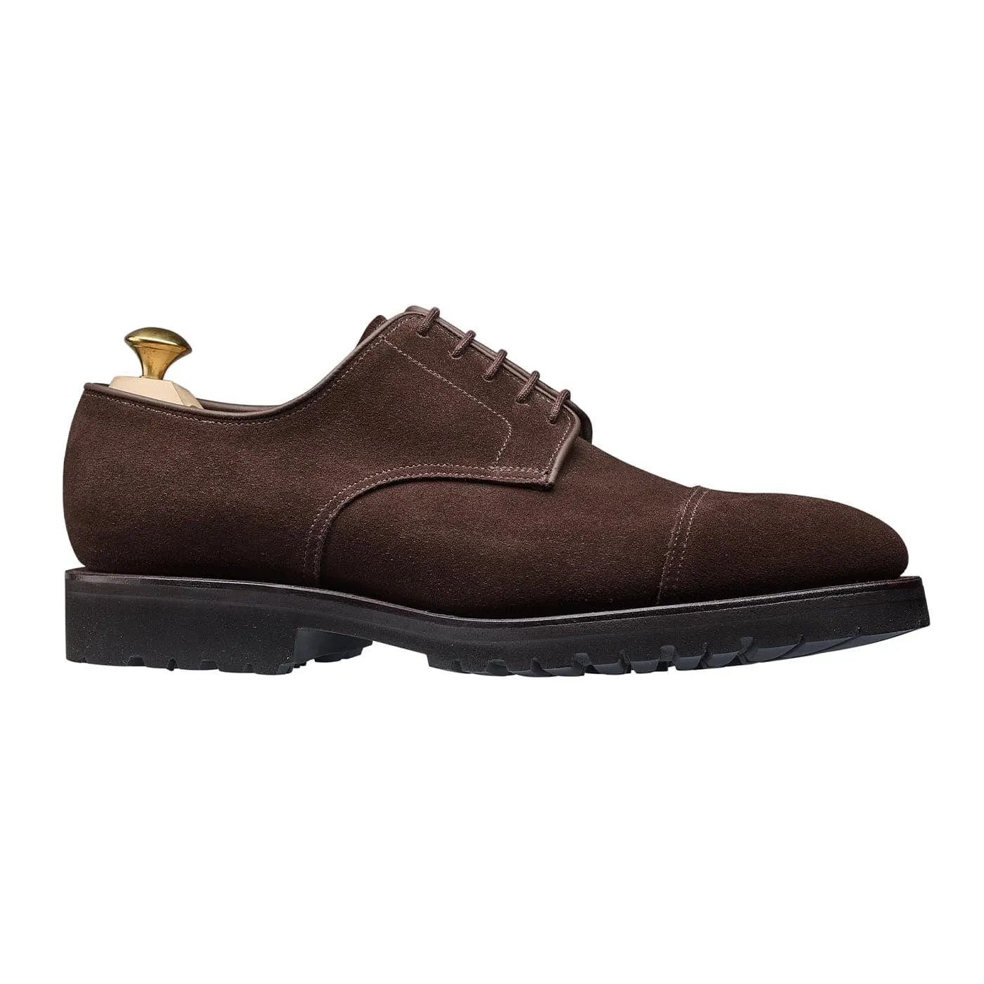 Bradford Dark Oak Suede (E Fitting),Men Derbys