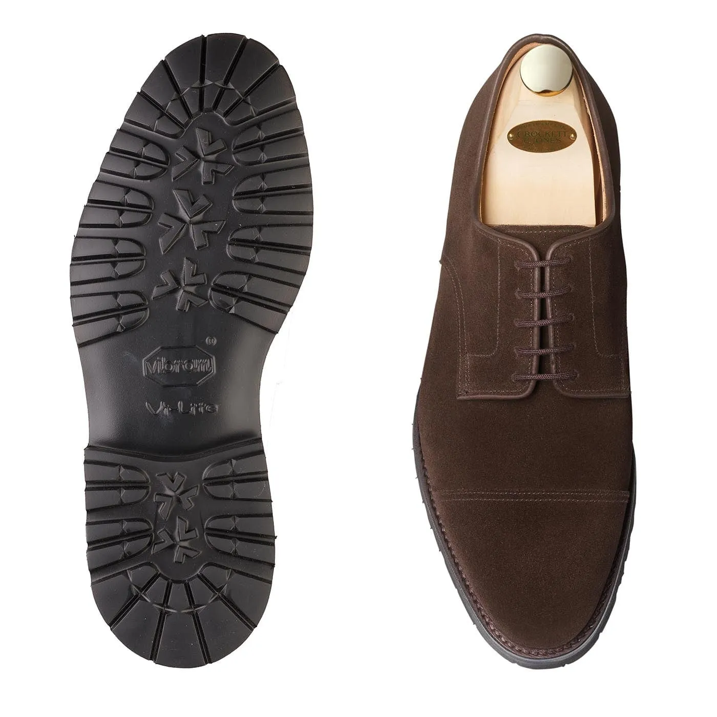 Bradford Dark Oak Suede,Men Derbys