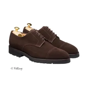 Bradford Dark Oak Suede,Men Derbys