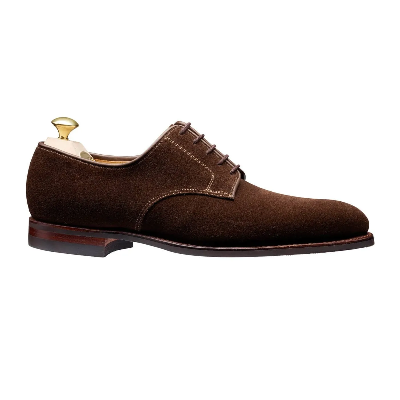 Bristol 3 Dark Brown Suede,Men Derbys
