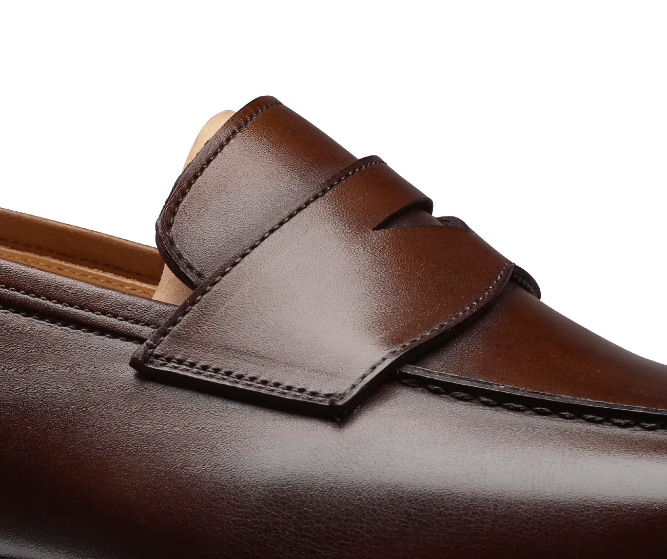 Bury 2 Dark Brown Antique Calf,Men Loafers
