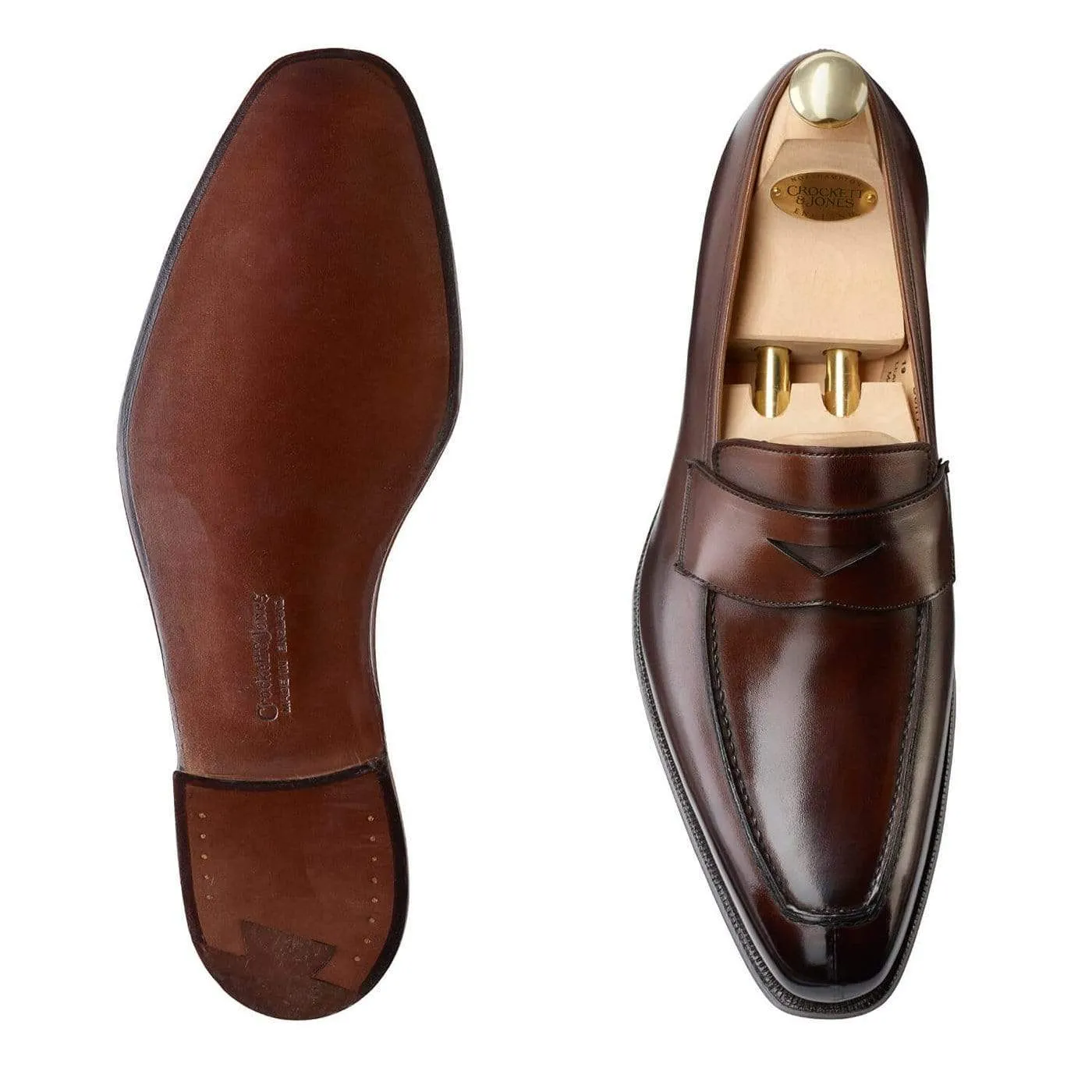 Bury 2 Dark Brown Antique Calf,Men Loafers