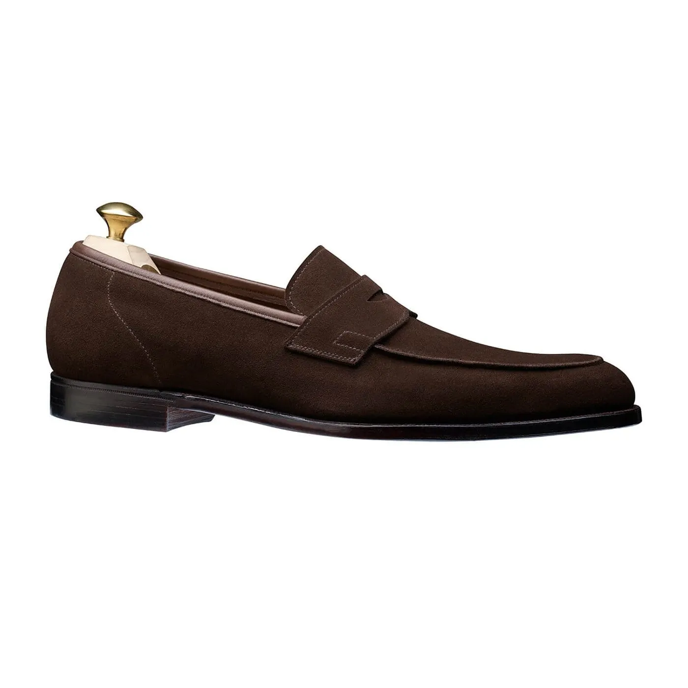 Cadogan Dark Brown Calf Suede,Men Loafers
