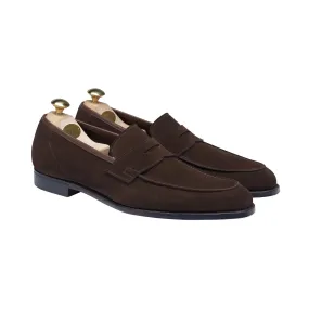 Cadogan Dark Brown Calf Suede,Men Loafers