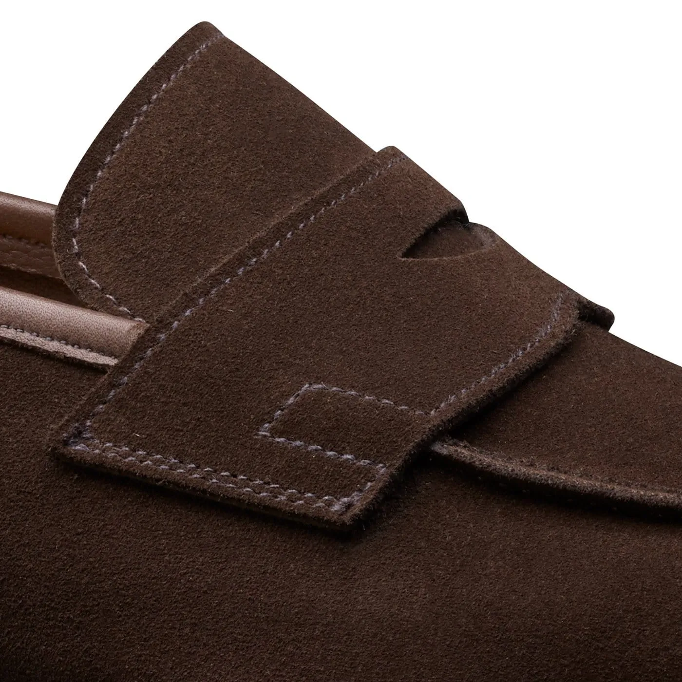 Cadogan Dark Brown Calf Suede,Men Loafers