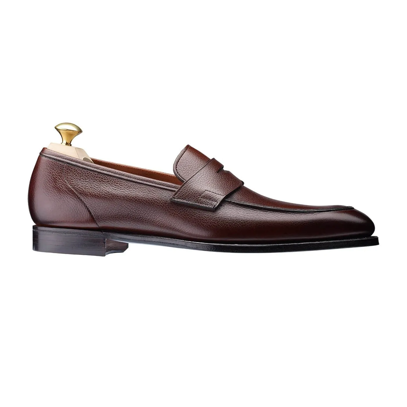 Cadogan Dark Brown Pebble Grain,Men Loafers