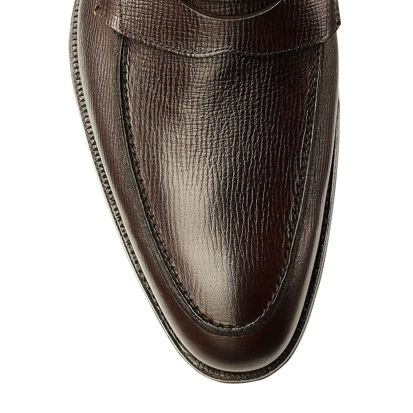 Cadogan Dark Brown Willow Grain,Men Loafers