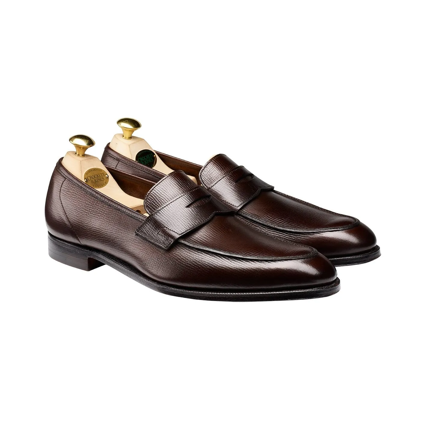 Cadogan Dark Brown Willow Grain,Men Loafers