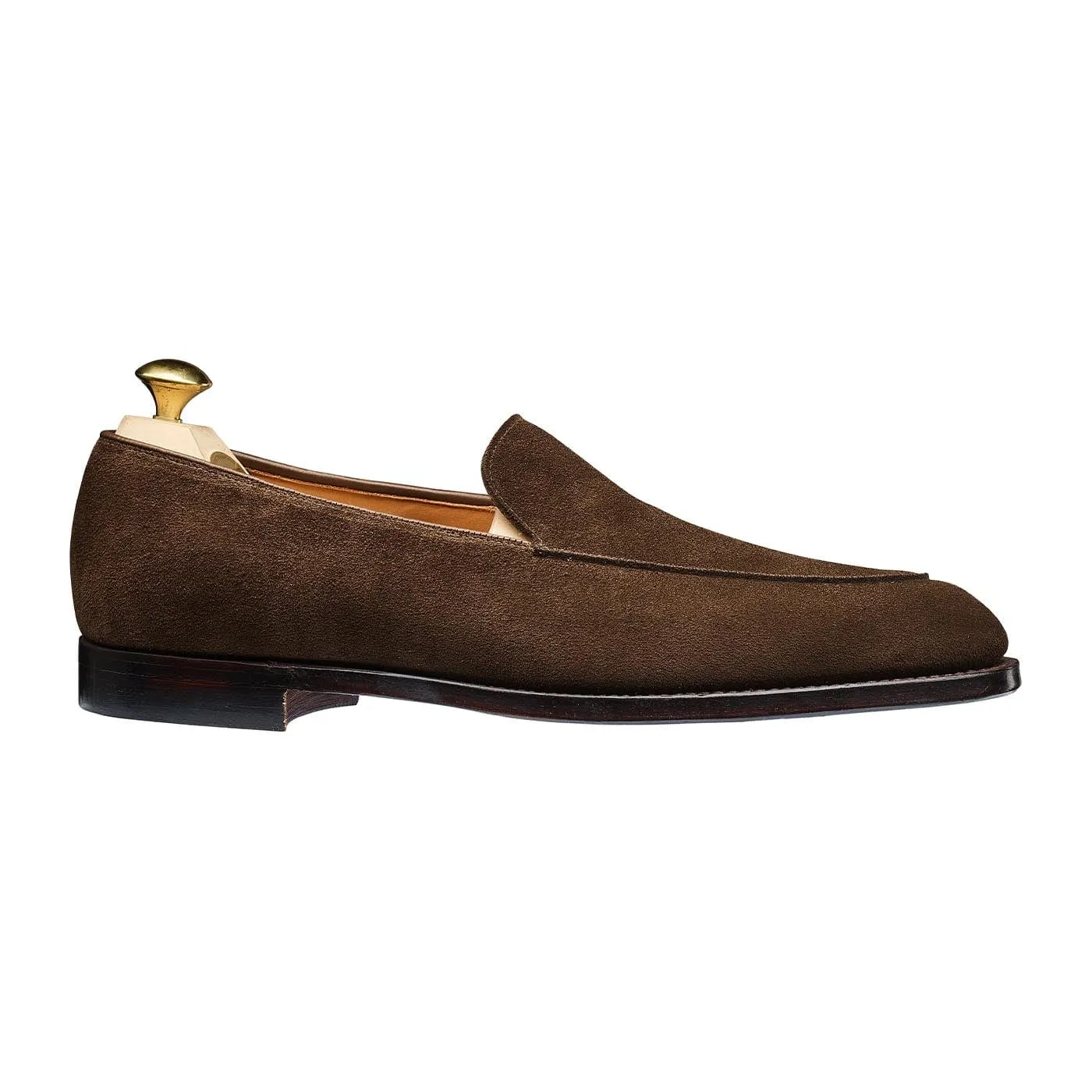 Cannes Dark Brown Calf Suede,Men Loafers