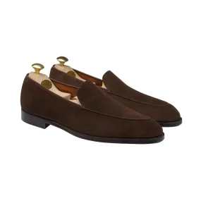 Cannes Dark Brown Calf Suede,Men Loafers