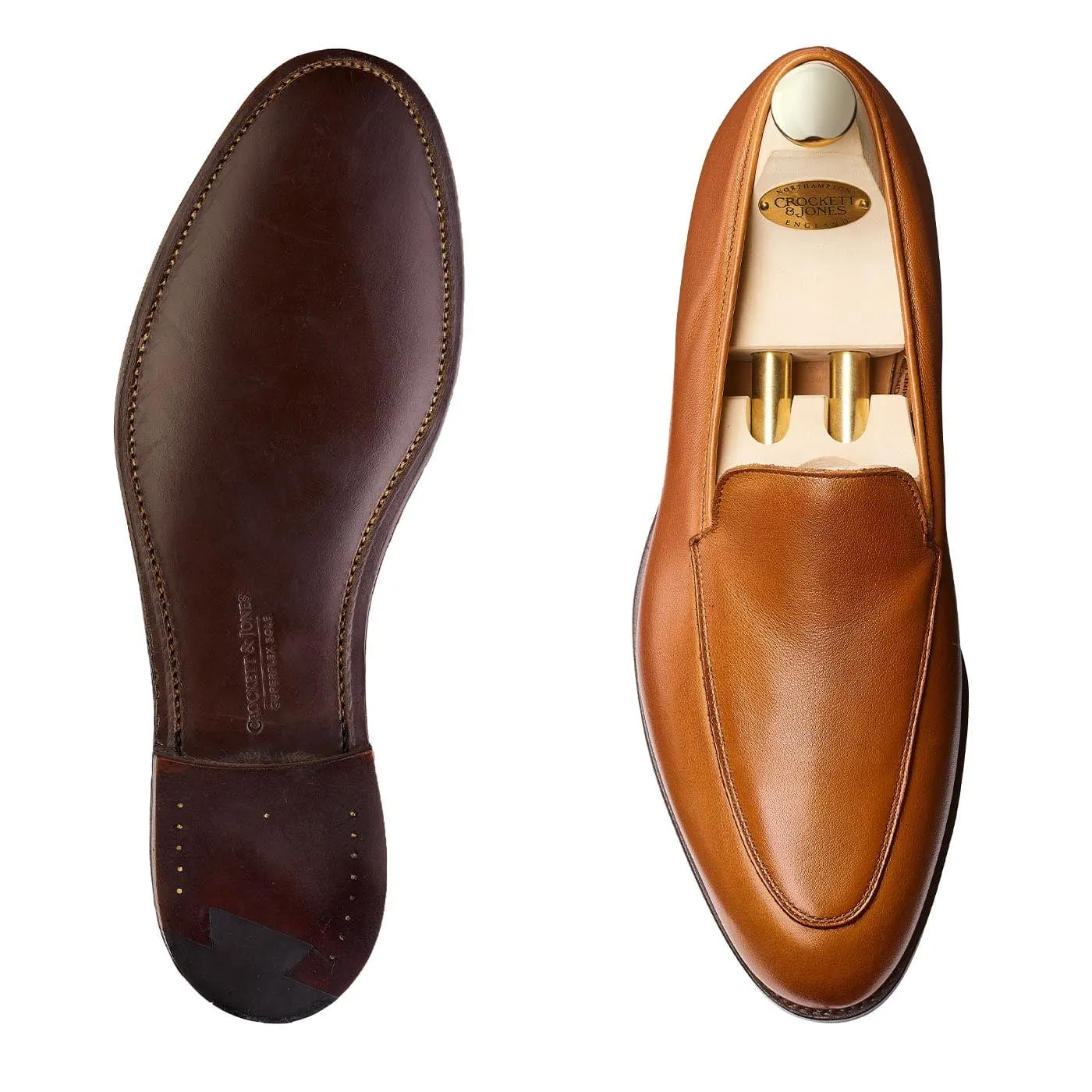 Cannes Tan Milled Calf,Men Loafers