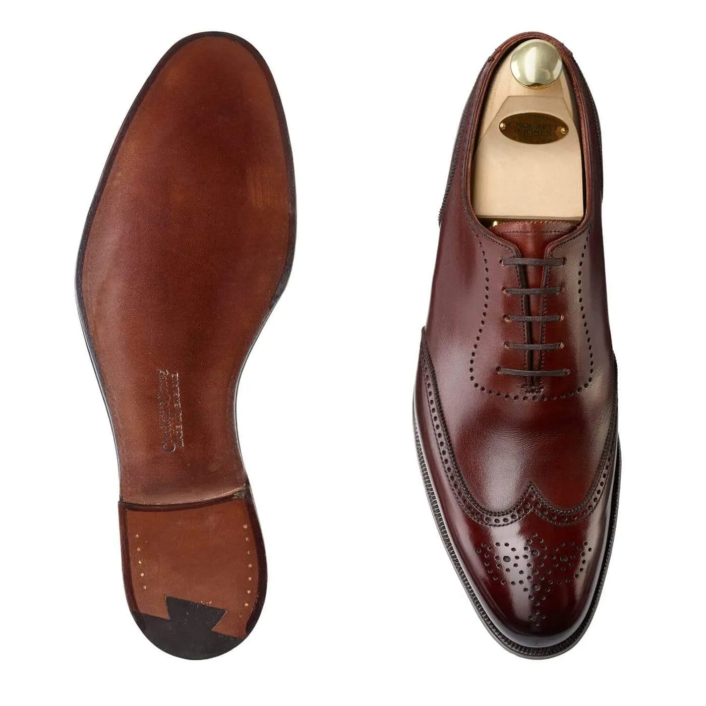 Canterbury Chestnut Antique Calf,Men Oxfords