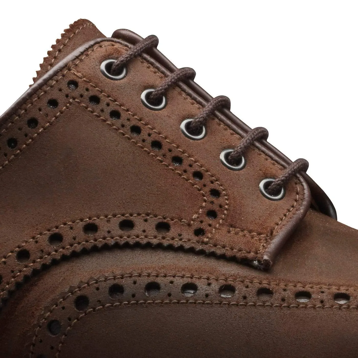Cardigan 4 Dark Brown Rough-Out Suede,Men Derbys