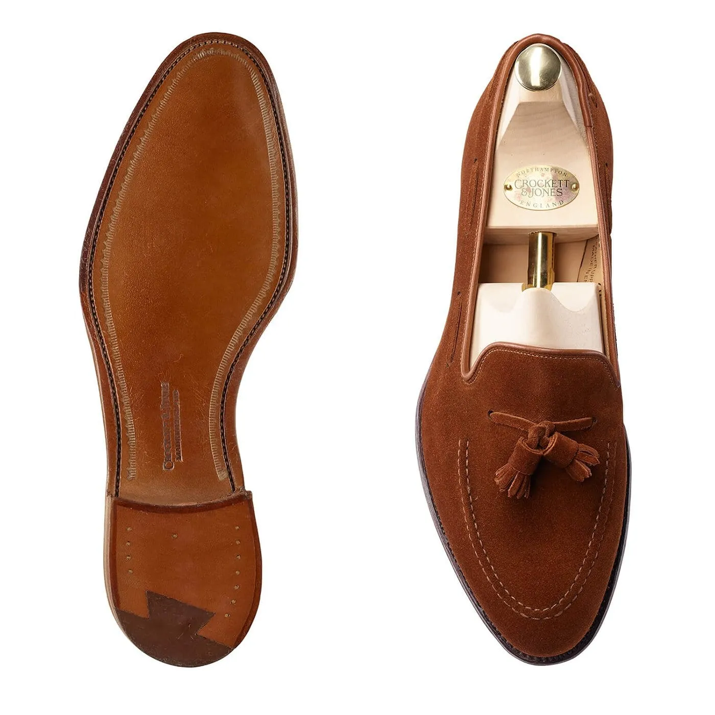 Carly Polo Brown Calf Suede,Women Loafers