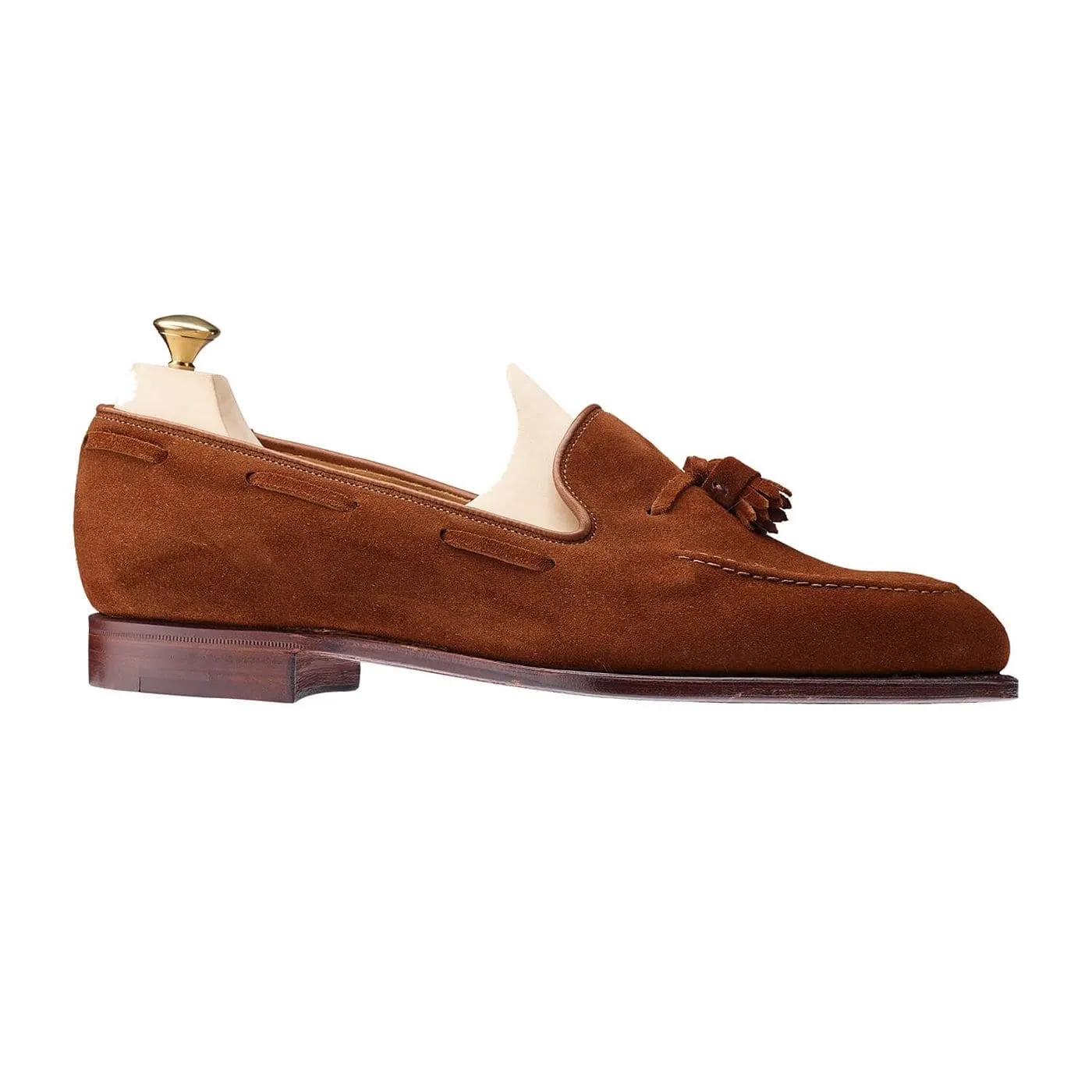 Carly Polo Brown Calf Suede,Women Loafers