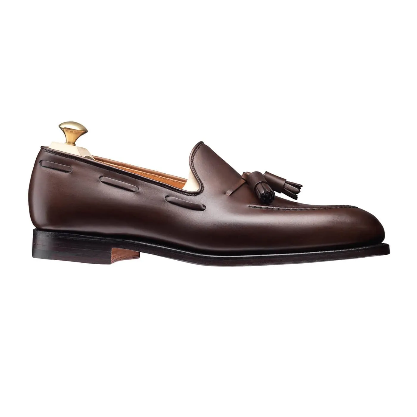 Cavendish Dark Brown Burnished Calf,Men Loafers