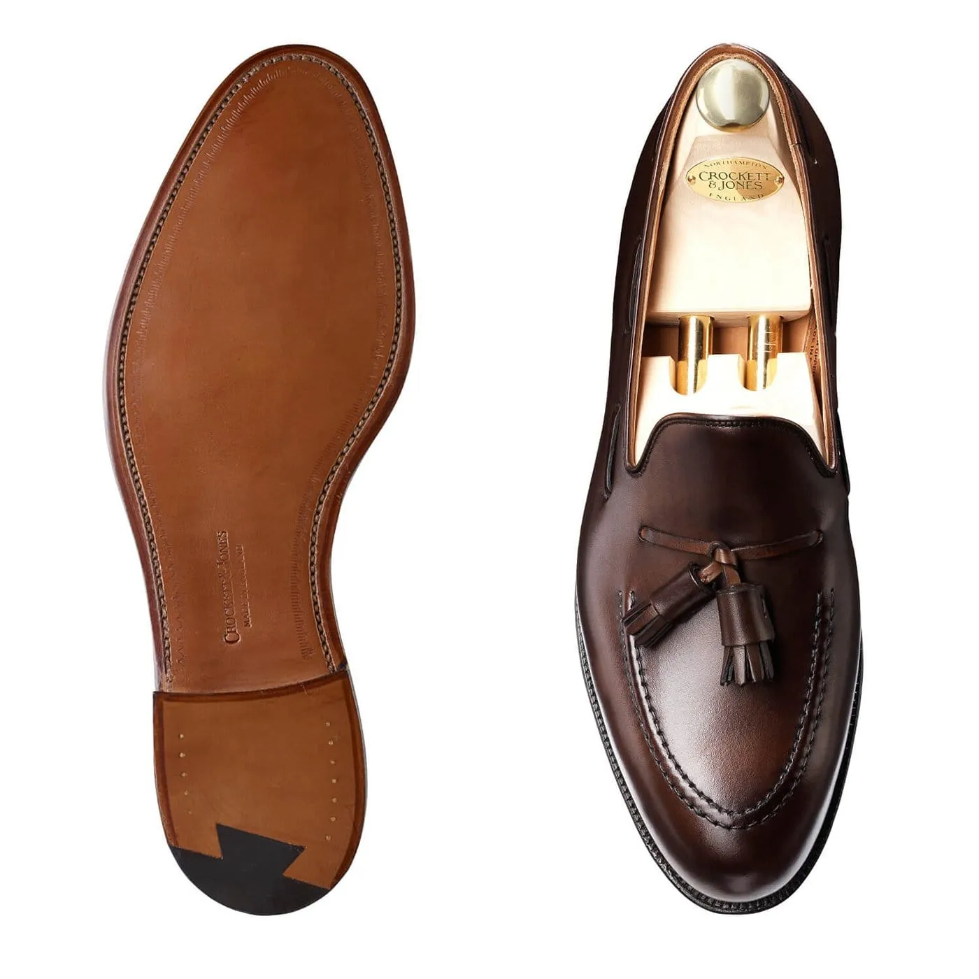 Cavendish Dark Brown Burnished Calf,Men Loafers