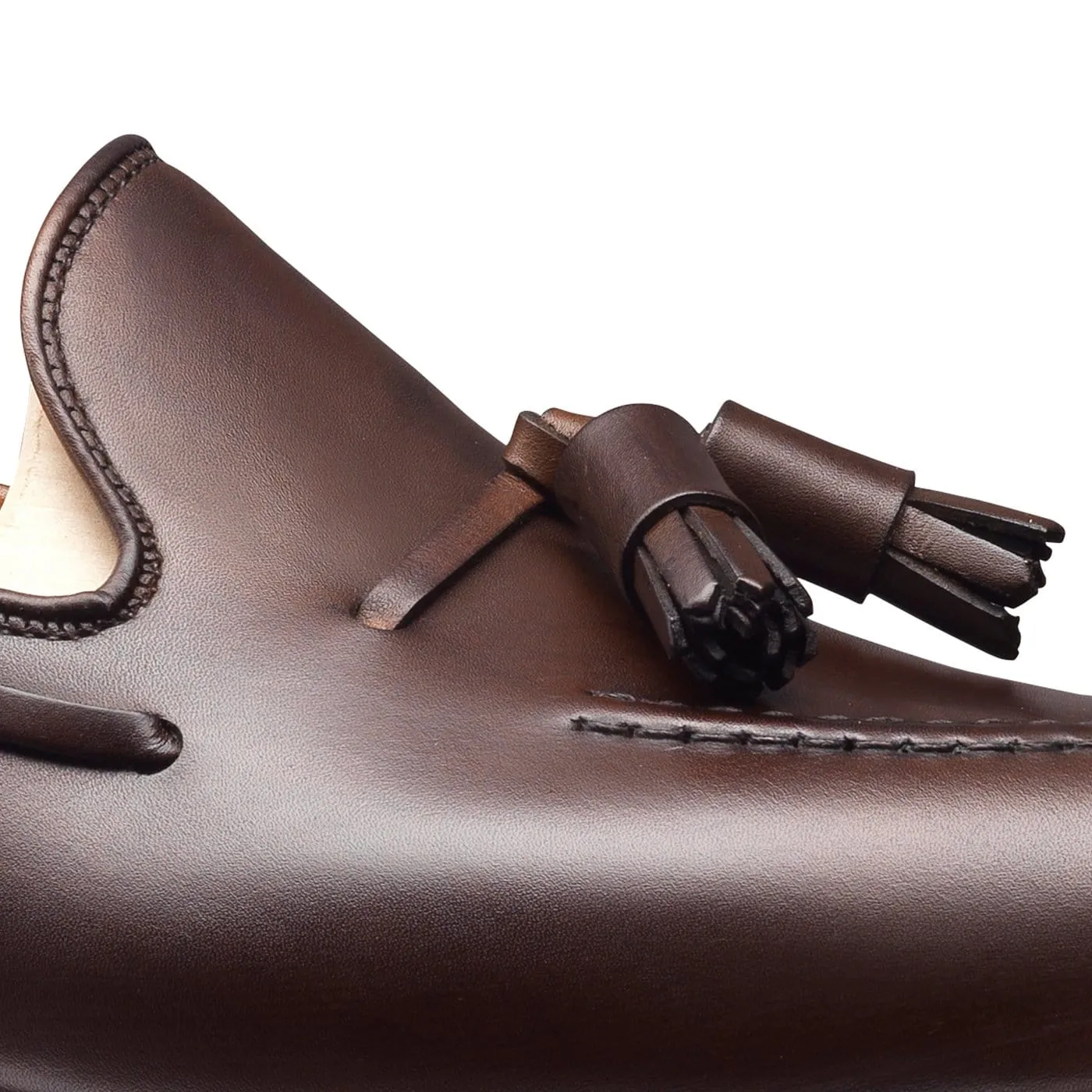 Cavendish Dark Brown Burnished Calf,Men Loafers