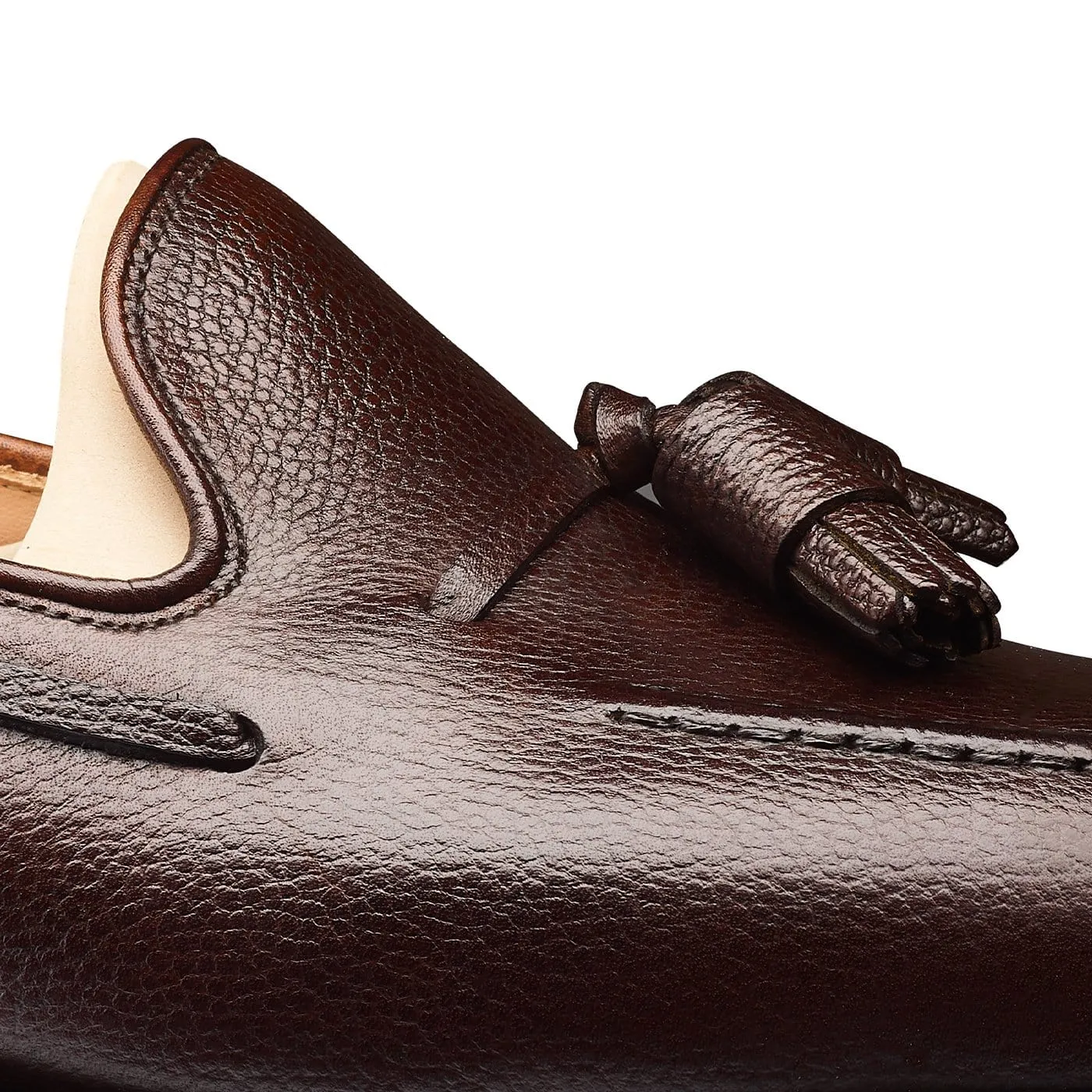 Cavendish Dark Brown Pebble Grain,Men Loafers