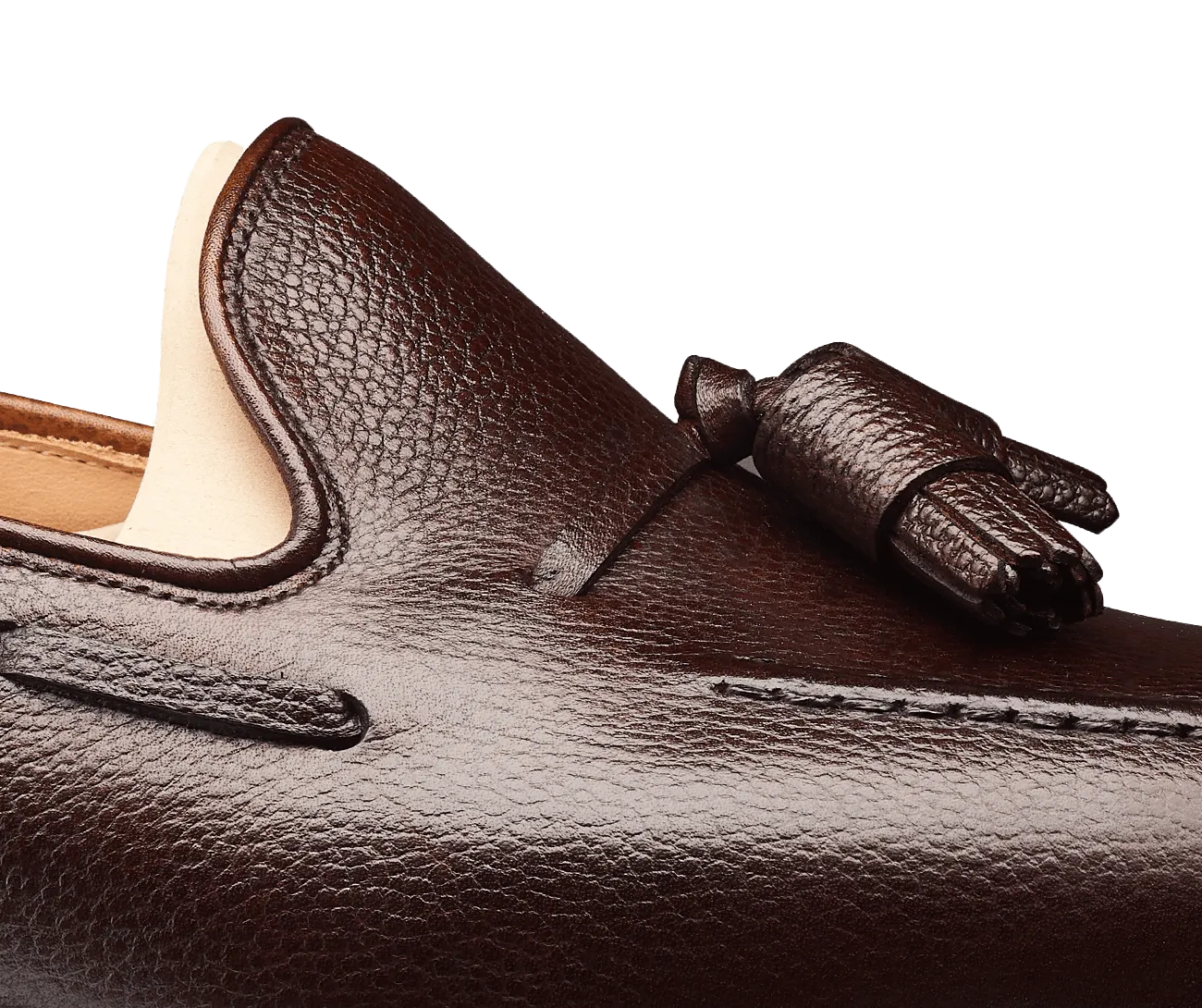 Cavendish Dark Brown Pebble Grain,Men Loafers
