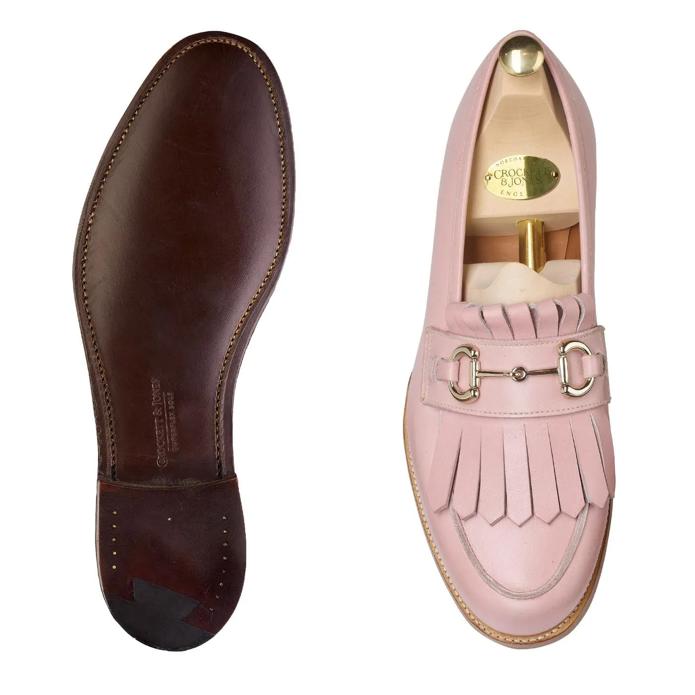 Clara Blush Pink Calf,Women Loafers