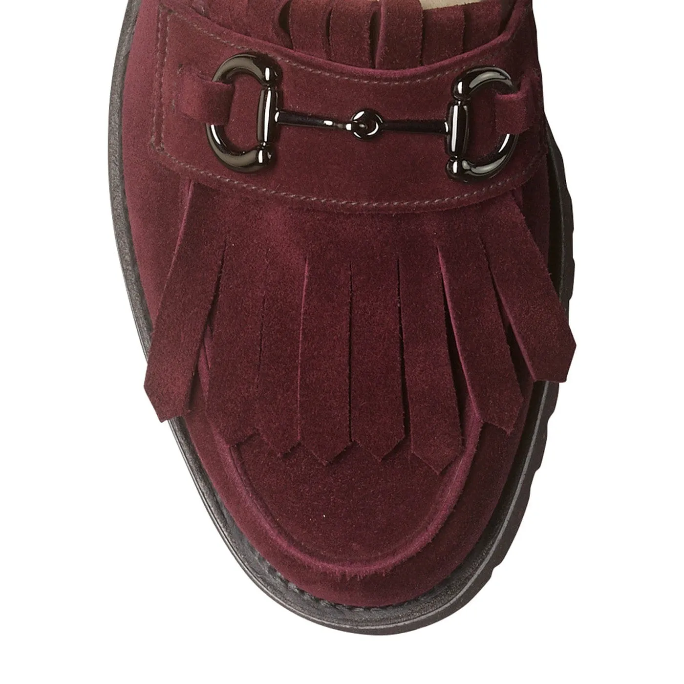 Clara Plum Calf Suede,Women Loafers