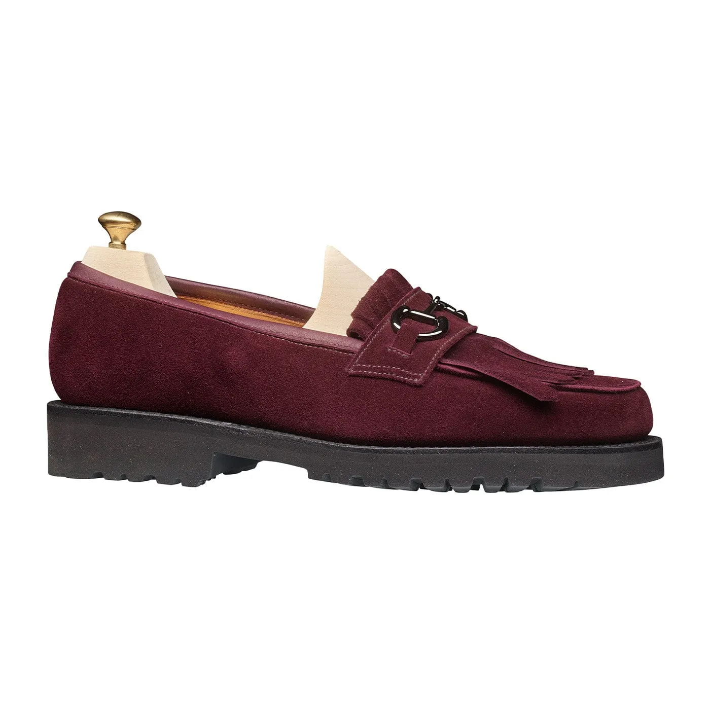 Clara Plum Calf Suede,Women Loafers