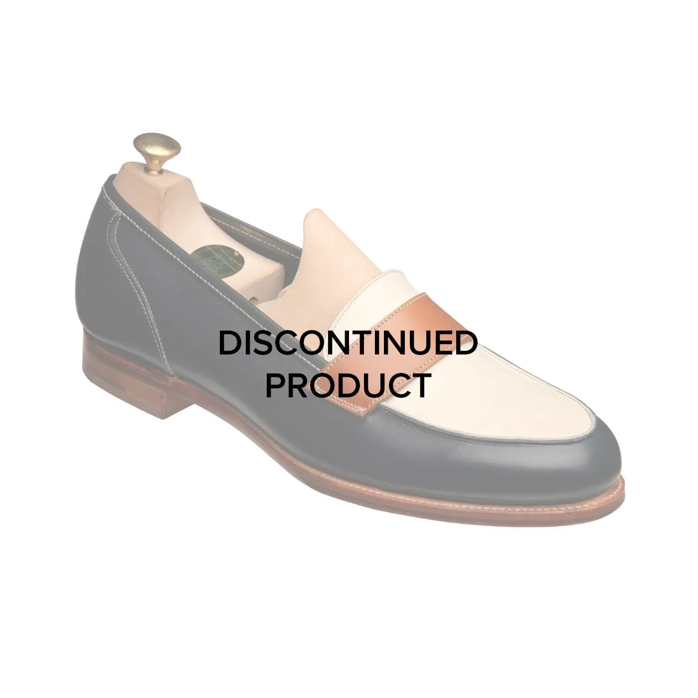 Clare Navy, Ivory & Tan Burnished Calf,Women Loafers