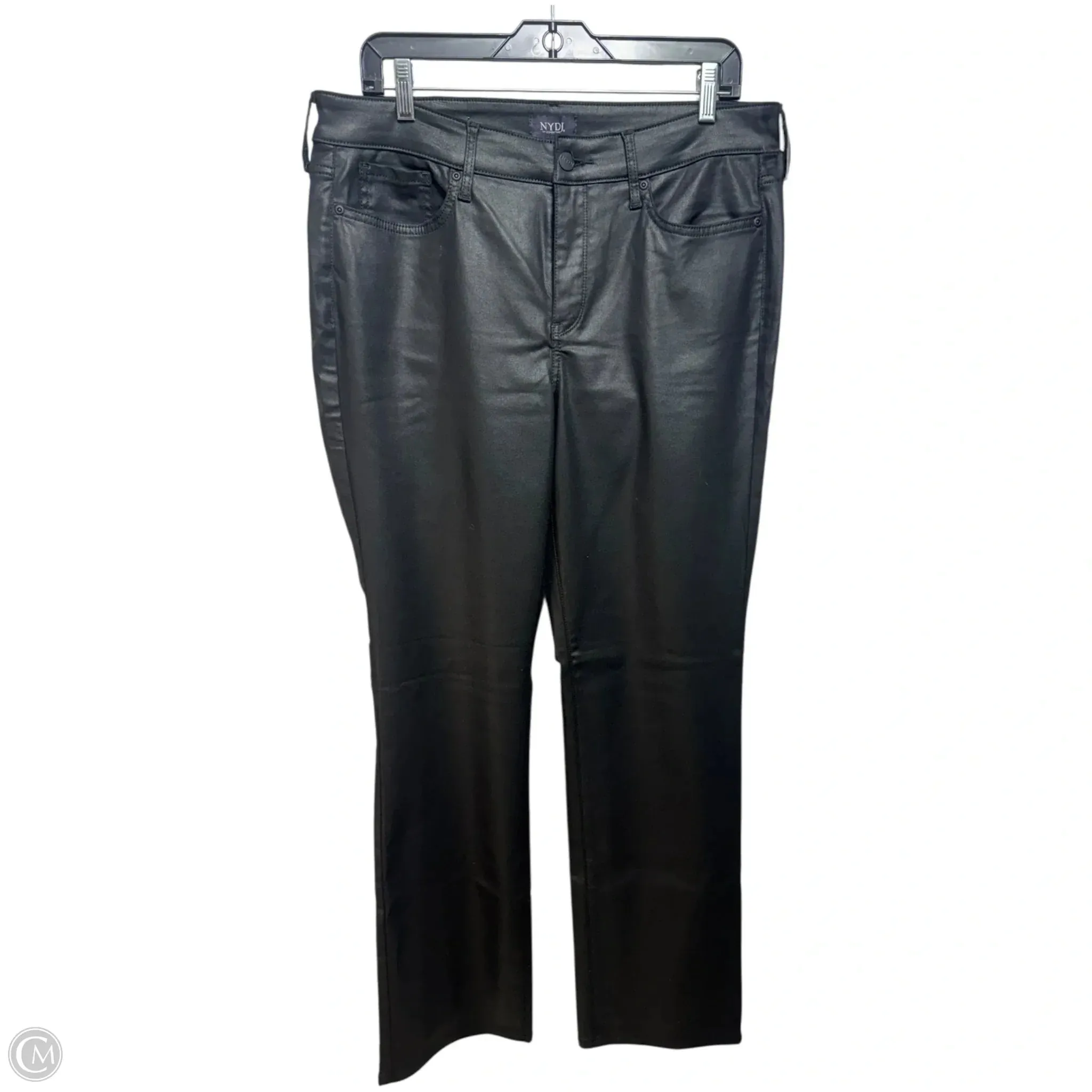 Coated Pants Leggings By Not Your Daughters Jeans In Black, Size: 12,Leggings Women Bottoms